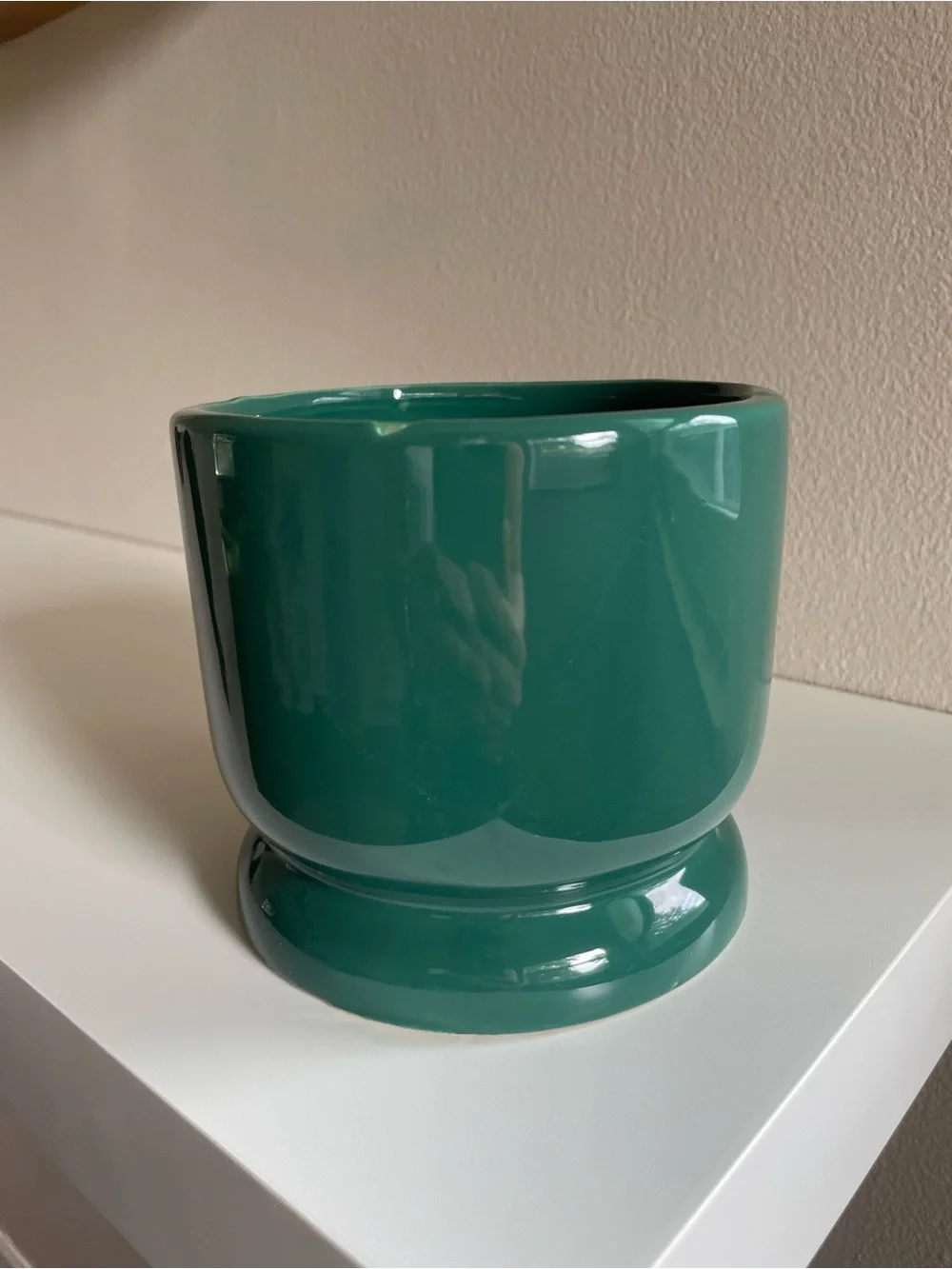 Green Ceramic Planter
